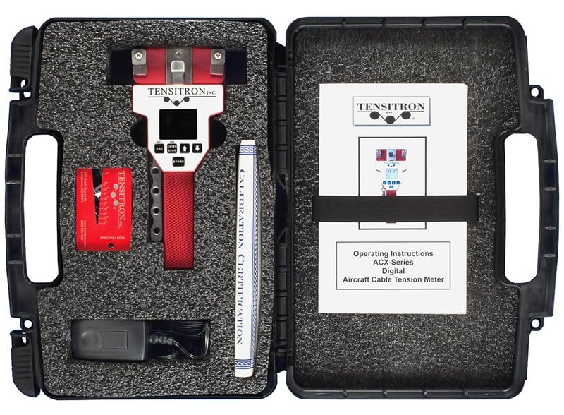 Medidores digitales de tensión para cables de aeronaves Tensitron ACX-1